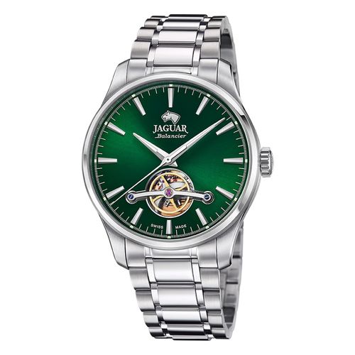 Montre Pour Hommes Jaguar En Acier Inoxydable Argenté Jaguar Montre-Bracelet À Équilibrage Uj965/4
