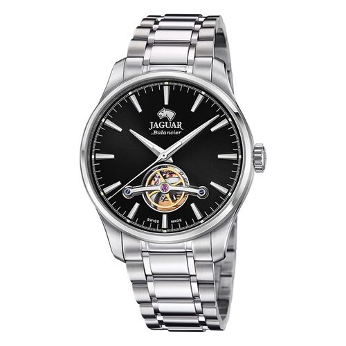 Montre Pour Hommes Jaguar En Acier Inoxydable Argenté Jaguar Montre-Bracelet À Équilibrage Uj965/5