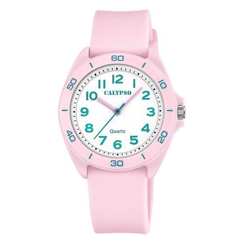 Montre Jeunesse Calypso Silicone Rose Montre-Bracelet Junior Calypso Uk5833/2