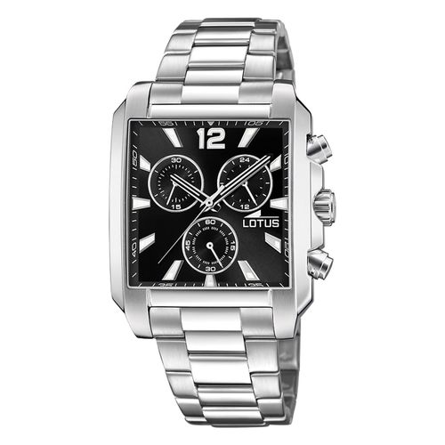 Montre Homme Lotus Acier Inoxydable Argent Montre-Bracelet Lotus Classic Ul18850/4
