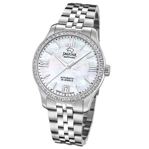 Montre Femme Jaguar Acier Inoxydable Argent Jaguar Montre-Bracelet Heritage Uj997/1