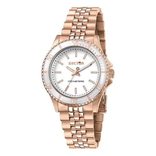 Montre Femme Sector Analogique Bracelet En Acier Inoxydable Or Rose Use53161531