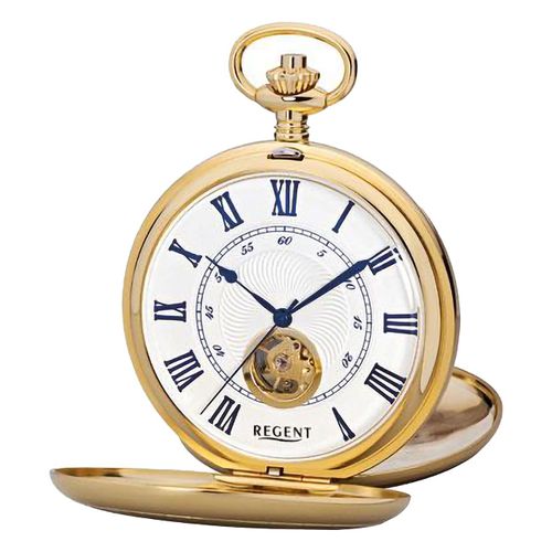 Montre De Poche Homme Regent Boîtier Analogique Or Urp708