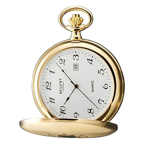 Montre De Poche Homme Regent Boîtier Analogique Or Urp740