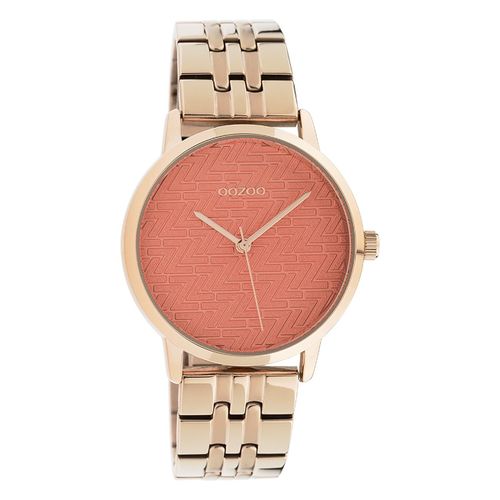 Oozoo Montre-Bracelet Unisexe Montres Analogiques Métal Or Rose Uoc10559