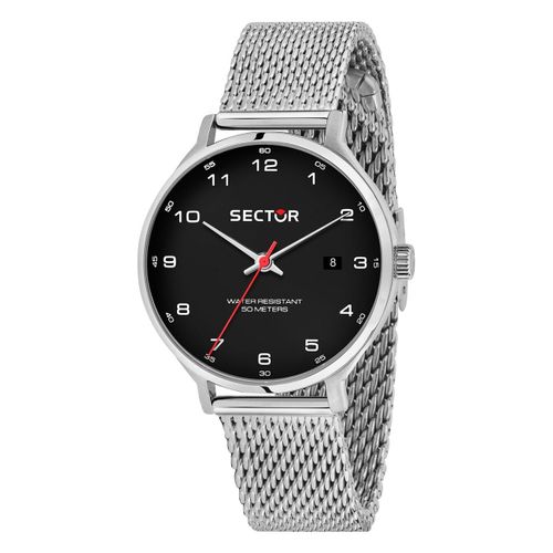 Montre Homme Sector Analogique Bracelet En Acier Inoxydable Argent Use53522008