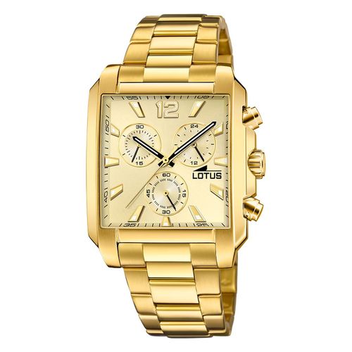 Montre Homme Lotus Acier Inoxydable Or Montre-Bracelet Lotus Classic Ul18853/5