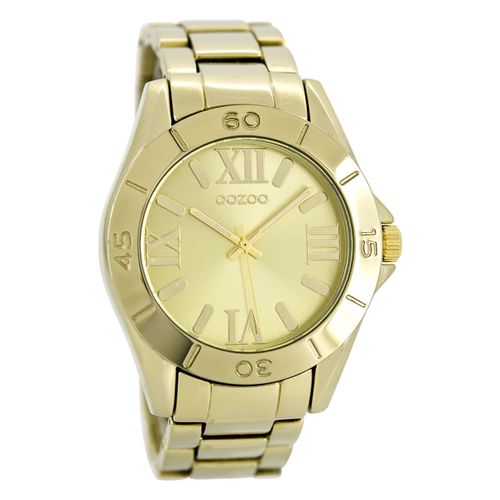 Oozoo Montre Unisexe Série Vintage Analogique Métal Or Uoc5702a