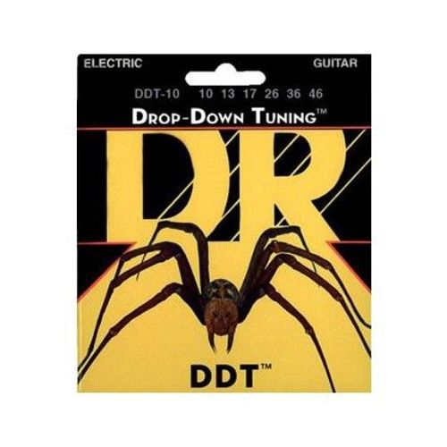 Jeu De Cordes Guitare Électrique Dr X Drop-Down Tuning Medium Ddt10 10-46