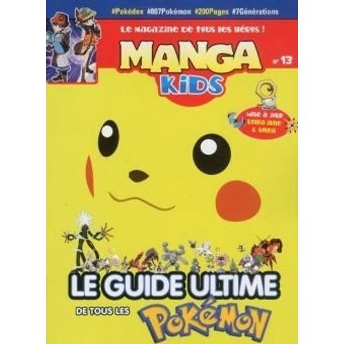 Pokedex Guide Pokemon Manga Kids 13
