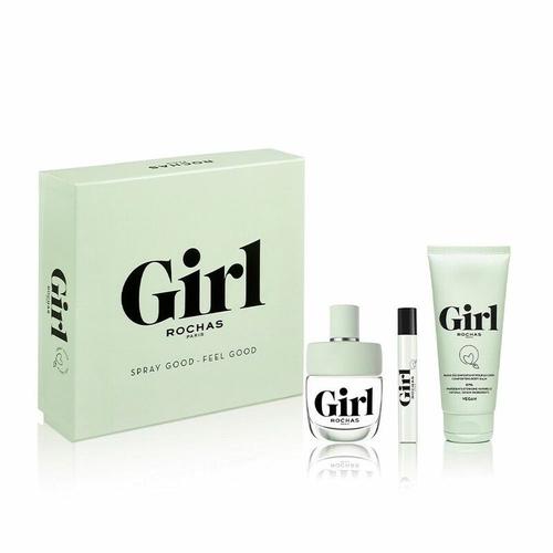 Set De Parfum Unisexe Rochas Girl (3 Pcs) 