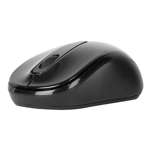 Targus - Souris - optique - 3 boutons - sans fil - 2.4 GHz - récepteur sans fil USB - noir