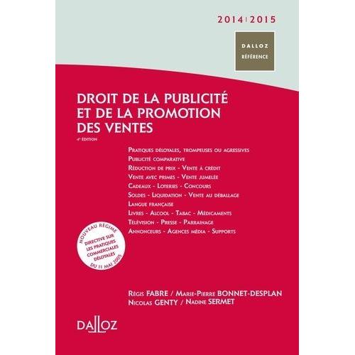 Droit De La Publicité Et De La Promotion Des Ventes 2014-2015