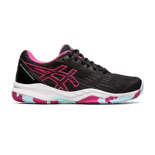 Chaussures: Asics Gel Padel Exclusive 6 Noir Rose Femme 1042a143003-Taille-40