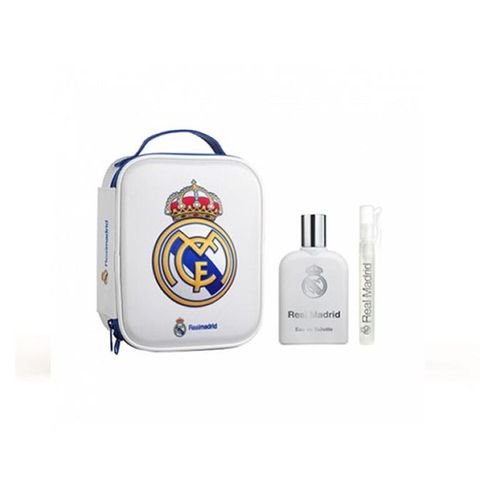 Real Madrid Eau De Toilette Vaporisateur 100ml Coffret 3 Produits 2019 
