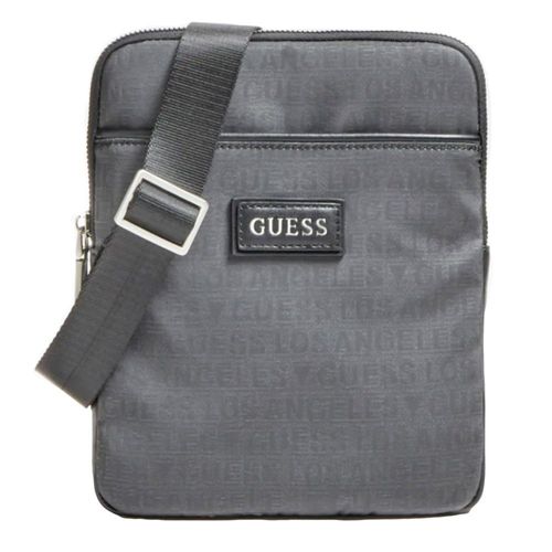 Pochette Guess Homme Front Original Logo Gris