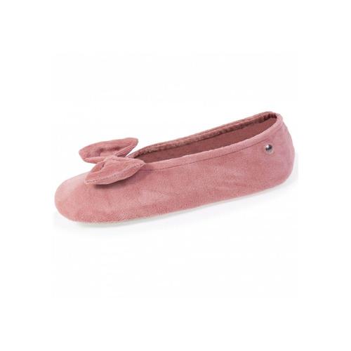 Isotoner Chaussons Ballerines Rose 95810