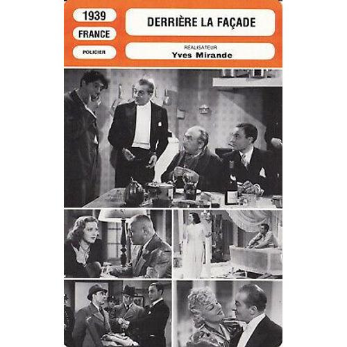 Fiche Monsieur Cinema Derrière La Façade