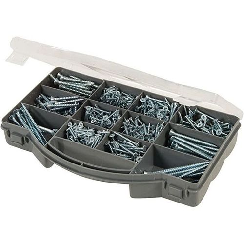 COFFRET DE 780 VIS GALVANISEES TETE FRAISEE