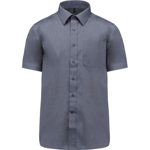 Chemise Popeline Manches Courtes - K551- Gris Urban - Homme