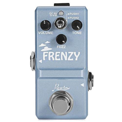 Pedal LN-322 efecto FRENZY para guitarra, Mini carcasa totalmente de Metal con 2 modos