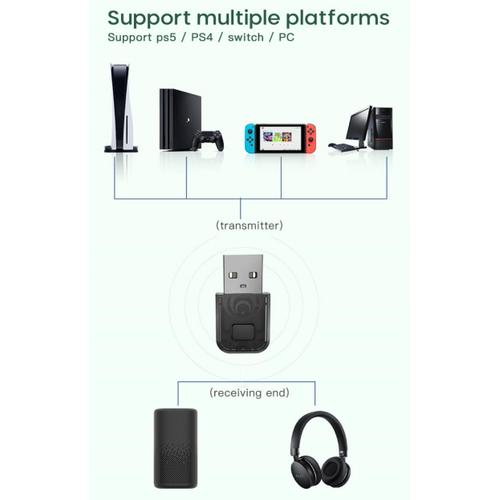 HURRISE Adaptateur Bluetooth pour PS4 pour PS5 Récepteur Adaptateur  Bluetooth, émetteur USB Bobine sans Fil et jeux pack - Cdiscount  Informatique