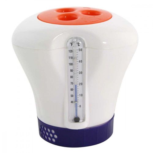 Jardiboutique Diffuseur de chlore ajustable avec thermom?tre
