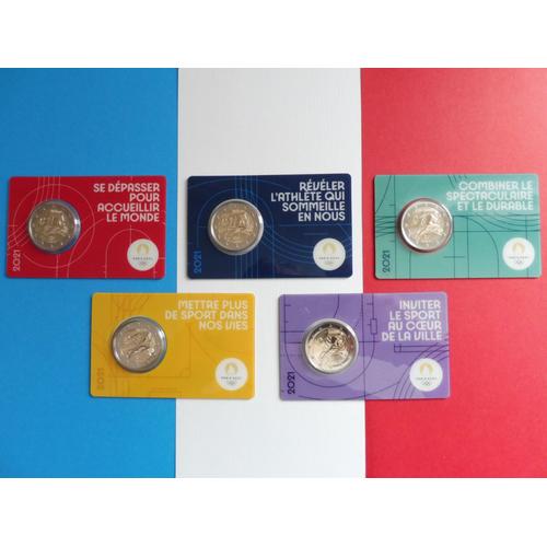 1 Lot De 5 Blisters De 2 Euros Bu Jo Paris 2024