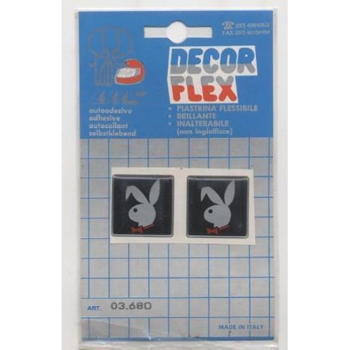 " Playboy " Autocollant Relief Flexible Stango / Décorflex