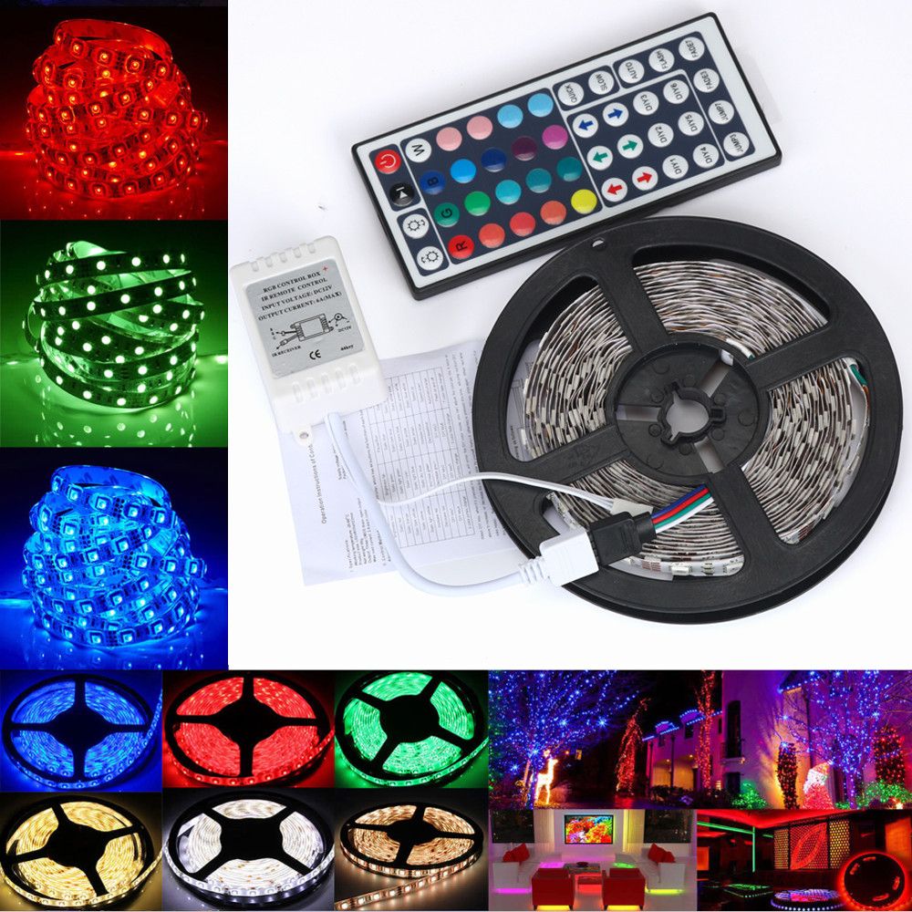 5m 3528 Rgb Led Strip Strip Strip Strip Lights Smd Lights String Lights - Jian17295