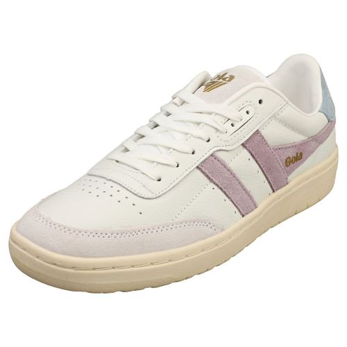 Tênis Gola Falcon Femme - Entraîneurs En Cuir Blanc Lilas - 42