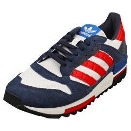 Adidas Zx 600 Pour Hommes - Baskets En Cuir Et Suédine, Bleu