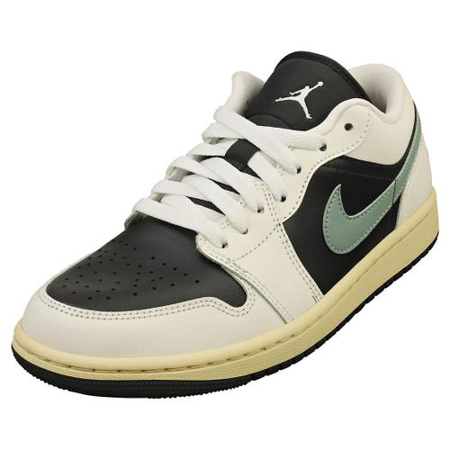 Chaussures Nike Air Jordan 1 Low Baskets Blanc Noir