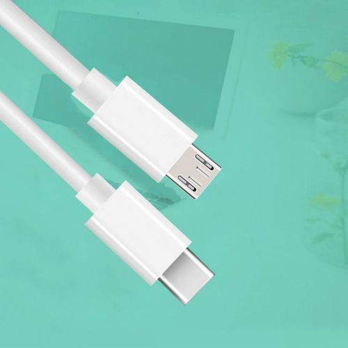 Câble adaptateur USB type C vers micro-USB mâle, 1 m, cordon pour charge, synchronisation ou échanges de données OTG