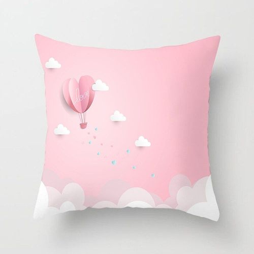 Housse De Coussin De Mariage, Taie D'oreiller, Romantique, Paris, Tour Eiffel, Rose, Bleu, Saint-Valentin, Dessin Animé, Mariage, Canapé
