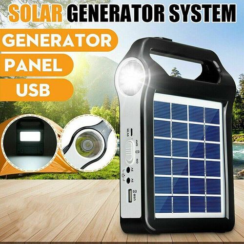 Panneau Solaire Portable 220v, Chargeur Usb, Système D'alimentation, Générateur Pour L'extérieur, Camping, Téléphone Portable