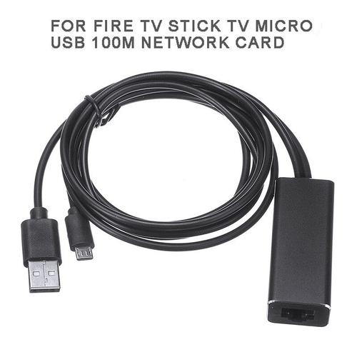 adaptateur Micro USB vers RJ45, adaptateur Ethernet LAN, pour  Fire TV,  Mini Chromecast, Google Home