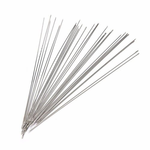 Aiguilles À Perles 120mm, 30 Pièces/Paquet, Vente En Gros, Cordon D'enfilage, Outils De Bijouterie Fine, Haute Qualité, Accessoires De Fabrication Artisanale