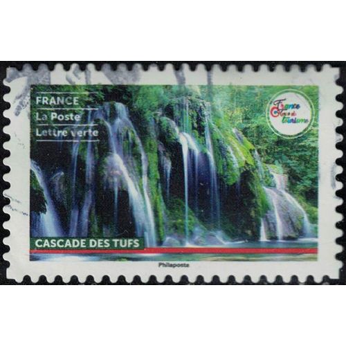 France 2021 Oblitéré Rond Used Terre De Tourisme Sites Naturels Cascade Des Tufs Su