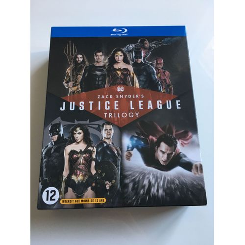 Zack Snyder's Justice League Trilogie : Man Of Steel + Batman V Superman : L'aube De La Justice + Zack Snyder's Justice League - Blu-Ray