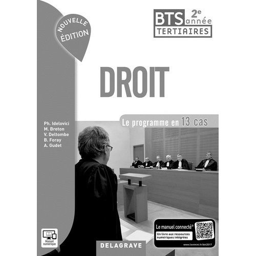 Droit Bts Tertiaires 2e Année - Livre Du Professeur