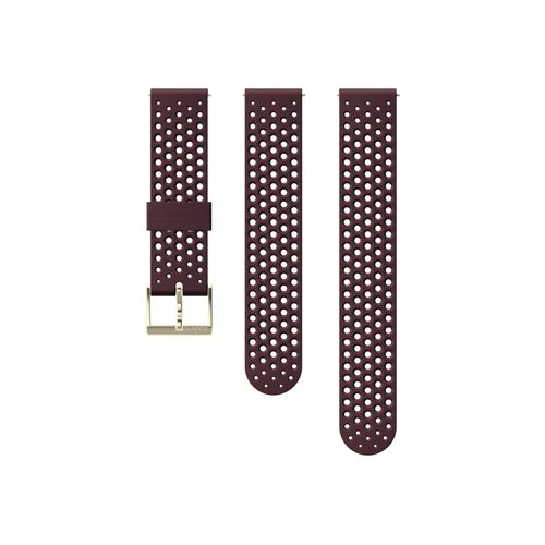 Suunto Bracelet Athletic 1 Burgundy Silicone - 20 Mm Accessoires Montres/ Bracelets