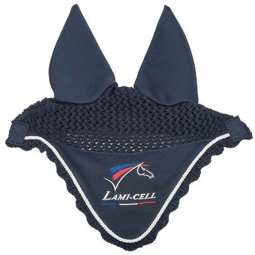 Bonnet Anti-Mouches Ffe Lamicell Navy Taille Poney