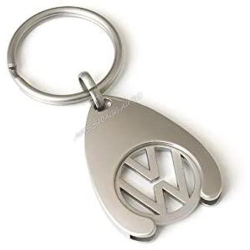 Porte-Clés En Métal Logo Volkswagen Jeton Pour Chariot Caddie Jetons Supermarché Vw Gtr Line