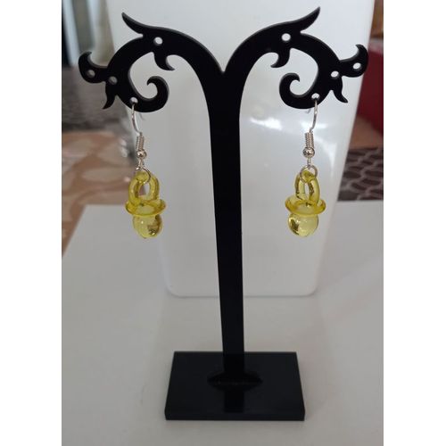 Boucles D'oreille Totoche Jaune