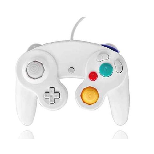 Blanc - Manette De Jeu Filaire, Avec Vibration, Compatible Avec Nintendo Wii Gc Classic