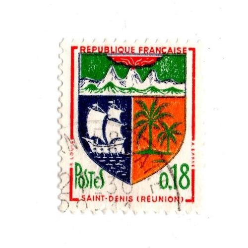 Armoirie Des Villes De France 1962-1965 Saint Denis Réunion Y&t N° 1354a