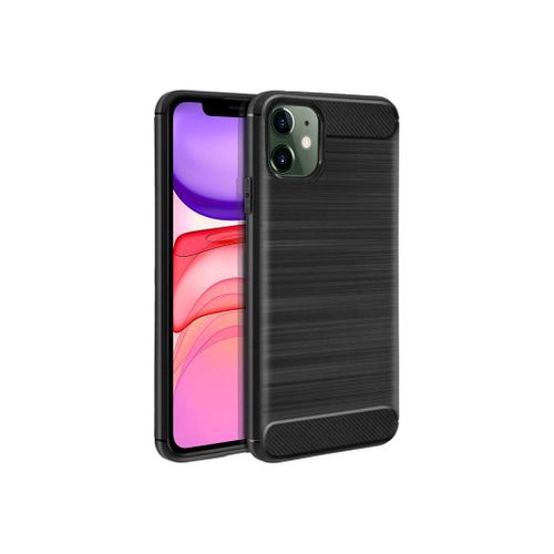 Dlh Dy-Ps4227 - Coque De Protection Pour Téléphone Portable - Silicone - Noir - Pour Apple Iphone 11