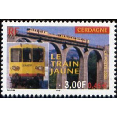 1 Timbre France 2000, Neuf - Le Train Jaune De Cerdagne - Yt 3338