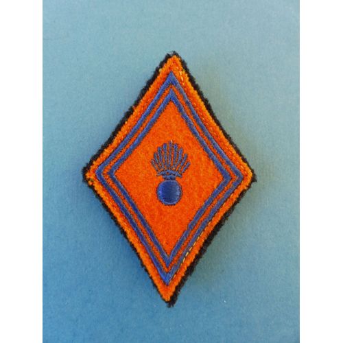 Insigne / Losange De Bras Modele 1945 / Section Geographique / Original